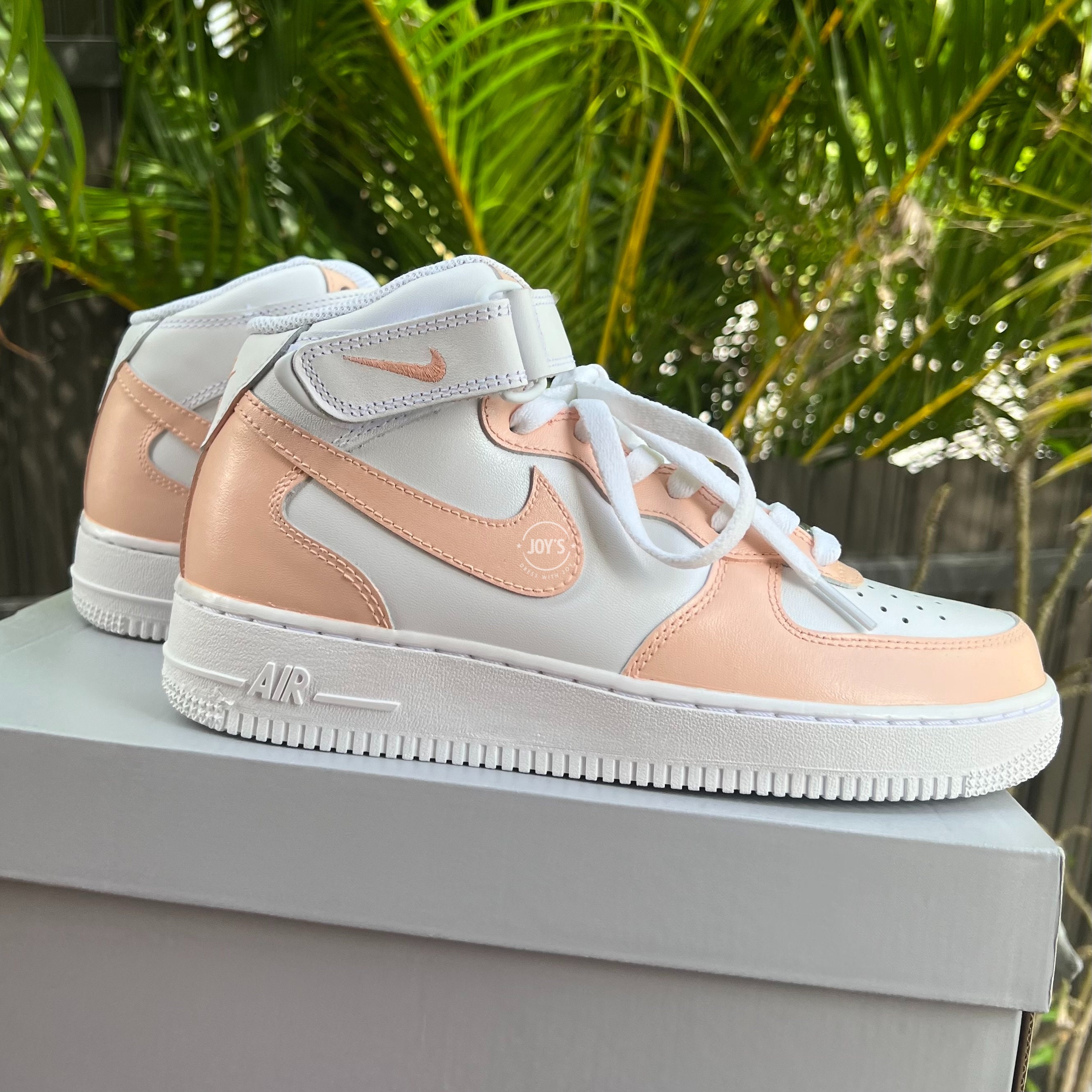 Peach air force 1 sales