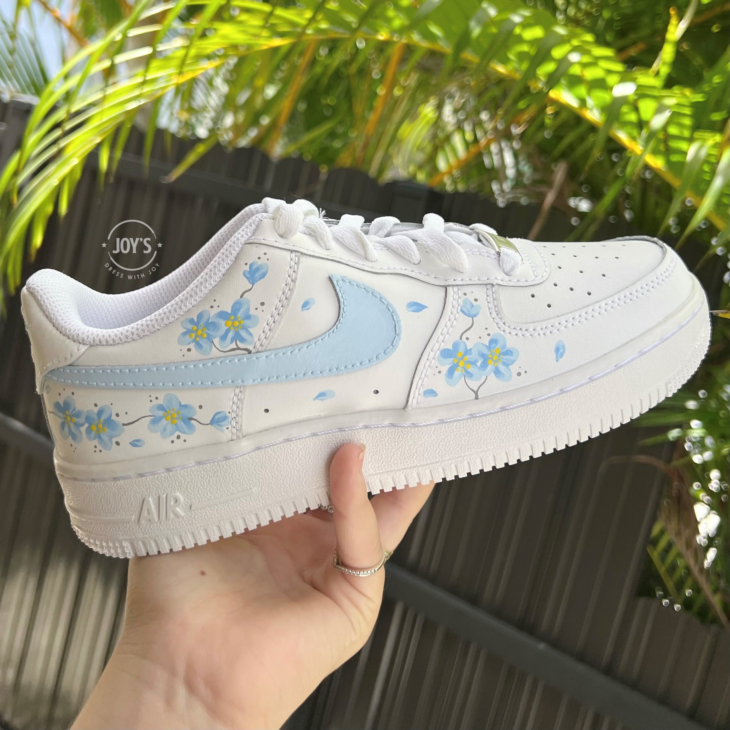 flower airforce ones