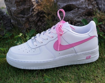 Hot Pink Custom Air Force 1 Sneakers 