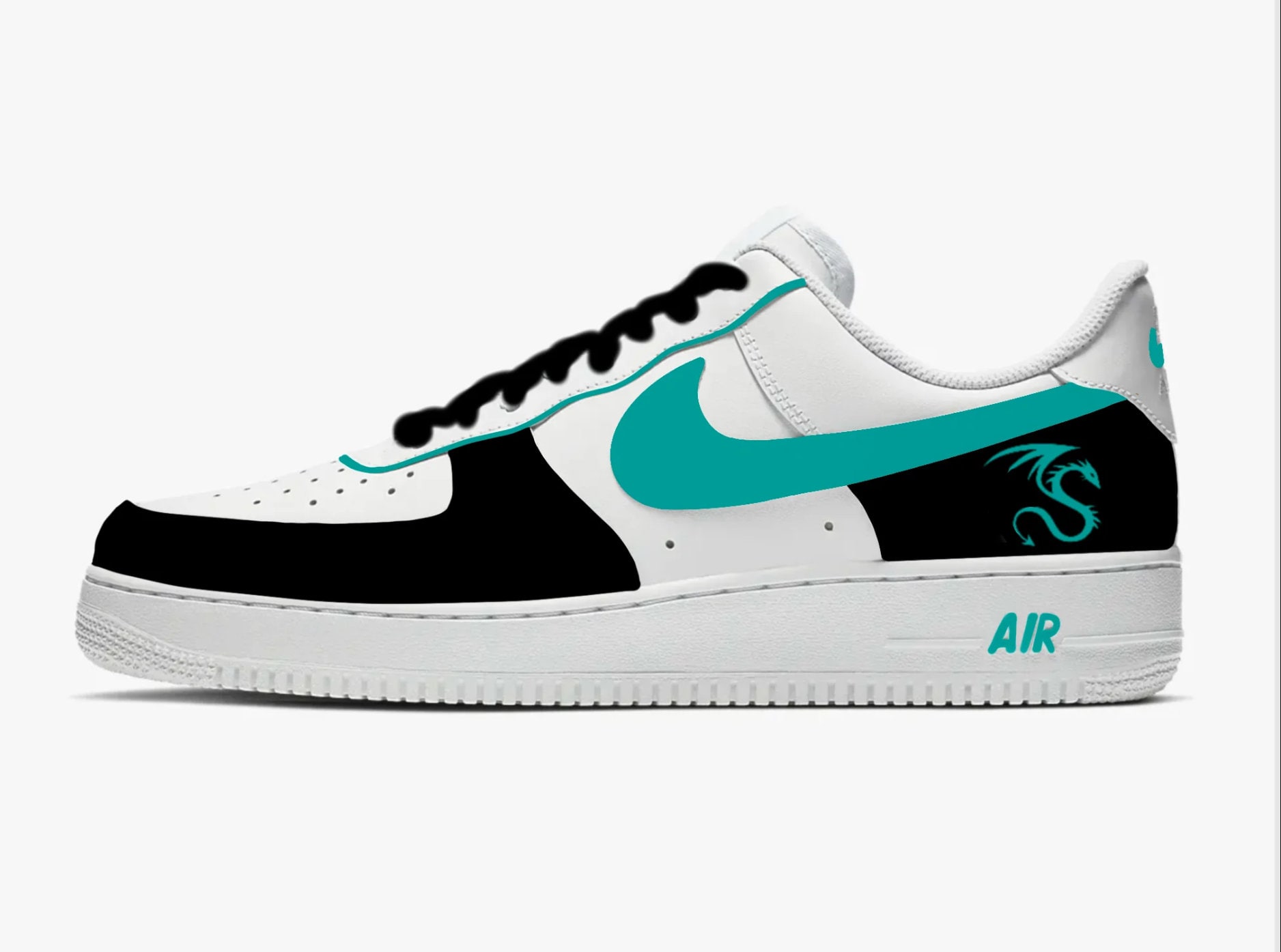black and teal womens nikes