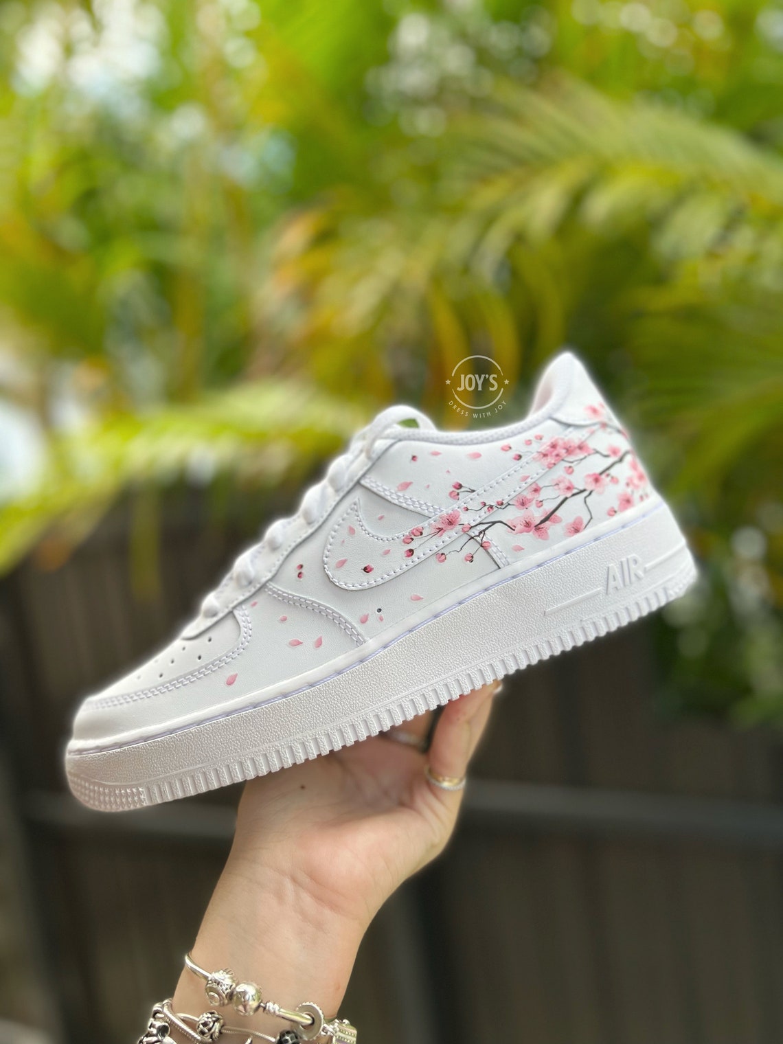 custom cherry blossom air force 1