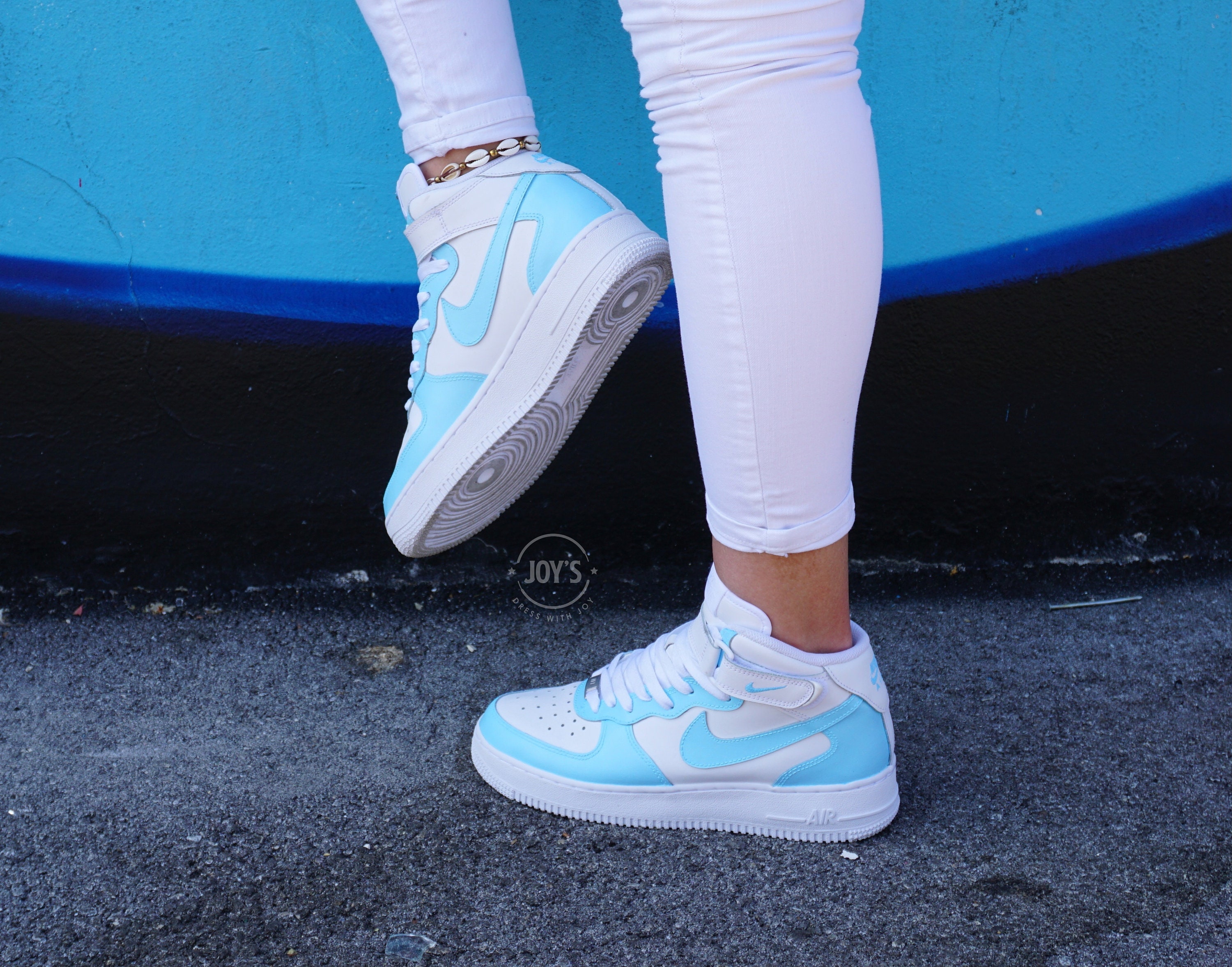 baby blue air force 1 high