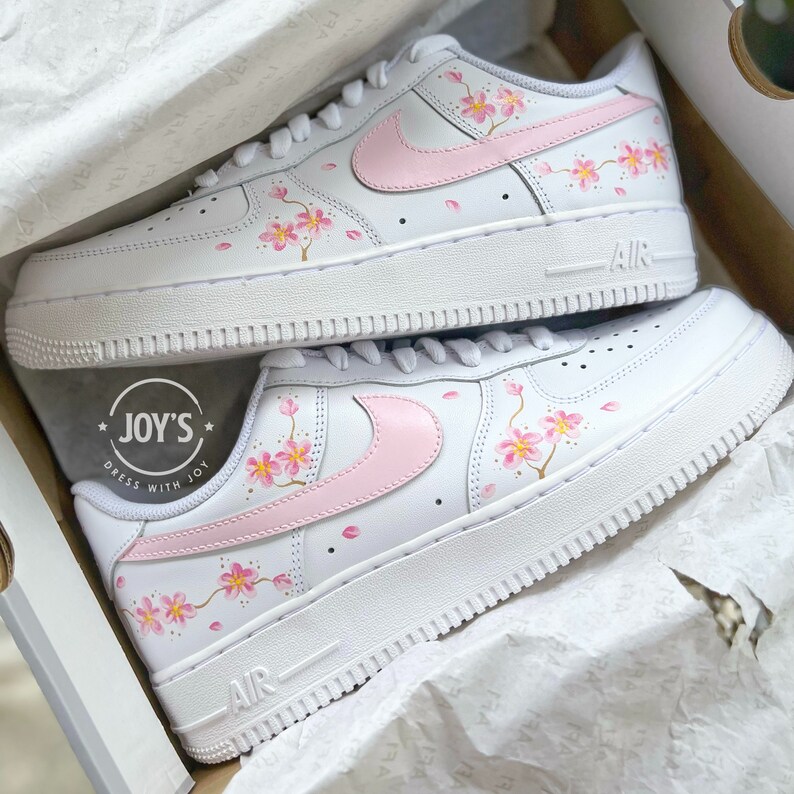air force 1 with flowers