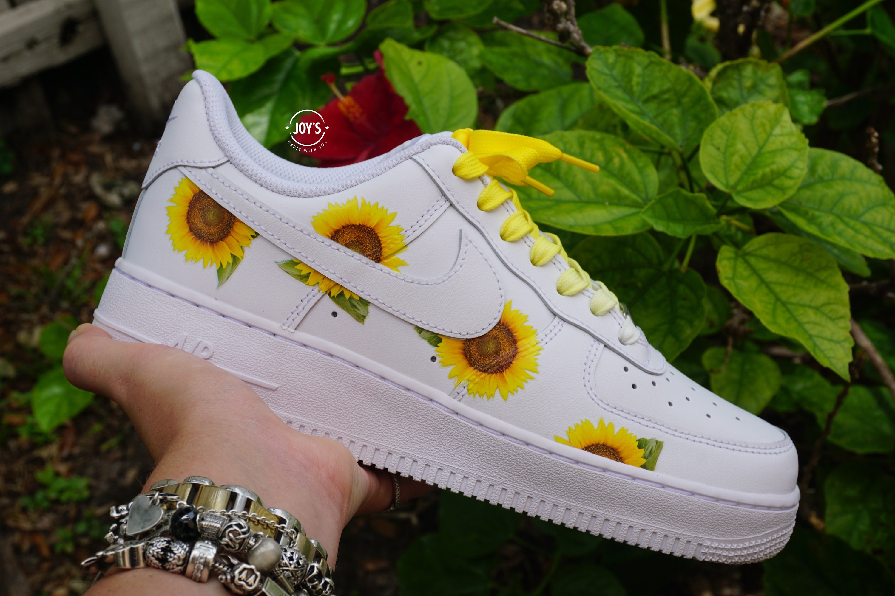 Sunflowers Custom Nike Air Force 1 Sneakers | Etsy
