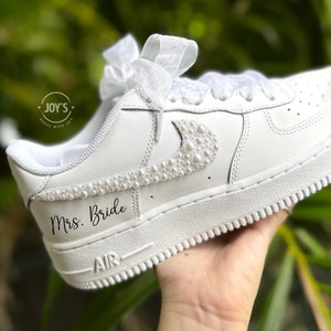 Light Baby Blue Custom Air Force 1 Low/Mid/High Sneakers – JOY'S