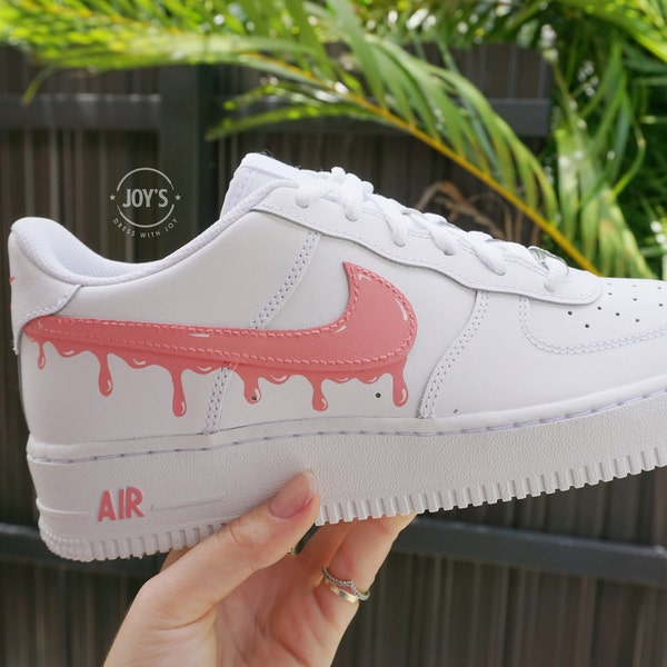 louis vuitton pink air force 1