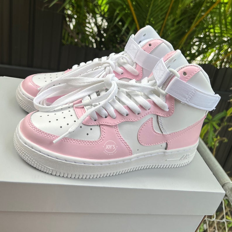 pink air force gum sole