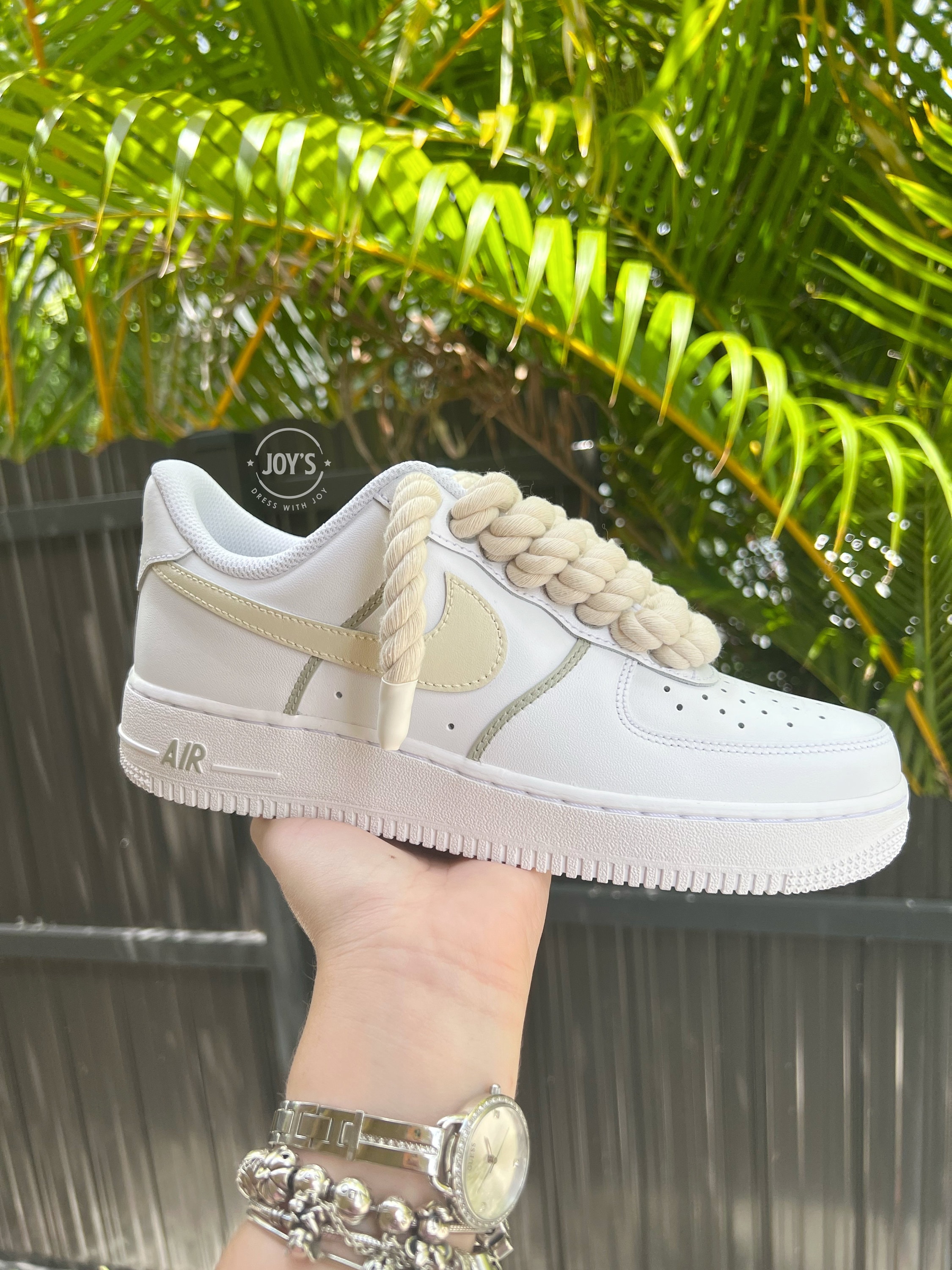 Custom Rope Lace Nike Air Force 1 – soletopia