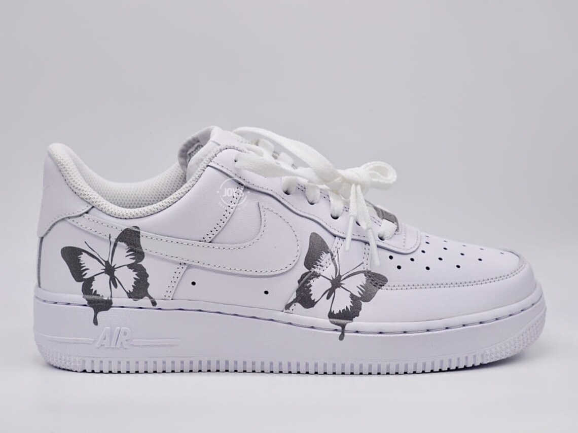 Reflective Butterfly-Custom Nike Air Force 1 Sneakers | Etsy