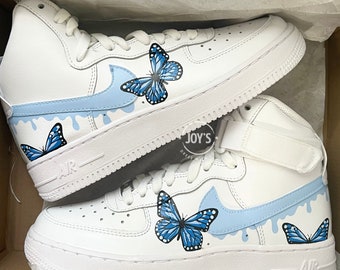 High Top Nike Butterfly Air Force High Top Butterfly Custom Air