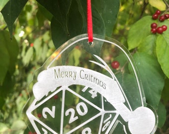 Dungeons & Dragons Merry Critmas Ornament