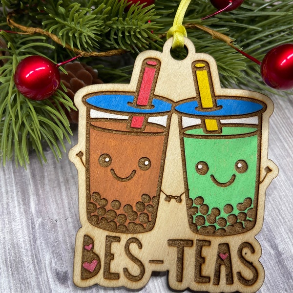 Boba Tea Ornament Etsy