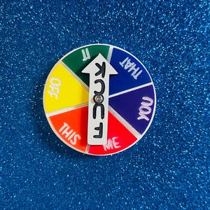Fuck Spinner Magnet 2”