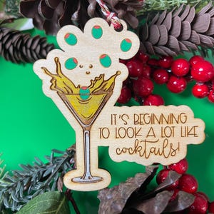 Cocktails It’s Beginning to Look a Lot Like Cocktails Drink Ornament