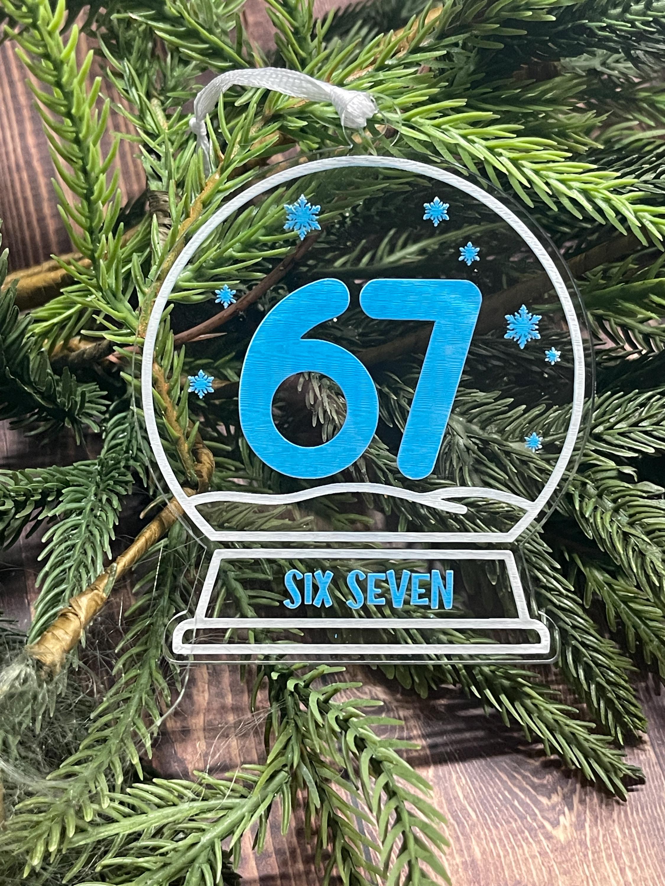 スノードーム 67 シックスセブン スノードームオーナメント - Etsy 日本
