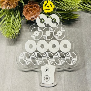 Vinyl Record Christmas Tree Ornament
