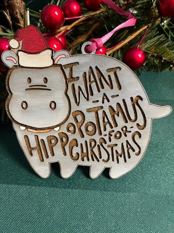 I want a hippopotamus for christmas singing ornament Outlet