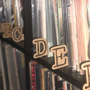 Vinyl Record Dividers A-Z Set of 26 dividers