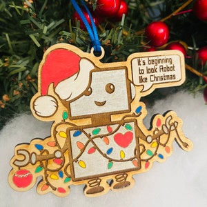 Robot Christmas Ornament