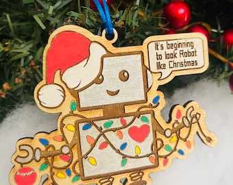 Robot Christmas Ornament