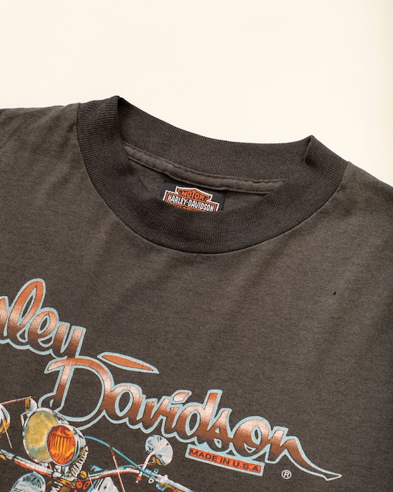 Vintage 80's 3D Emblem Harley Davidson Tee - Etsy