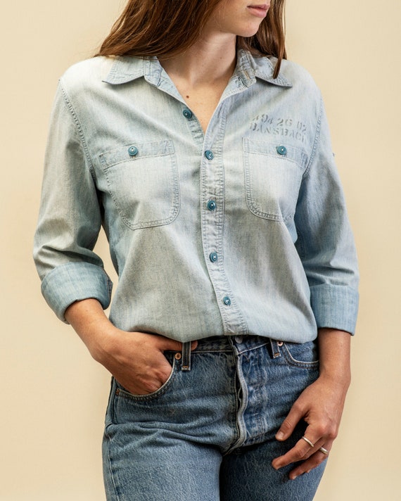 Rrl rrl chambray shirt - Gem