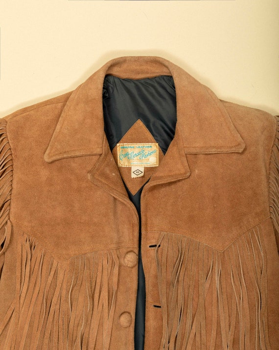 Vintage Suede Fringe Jacket - image 3