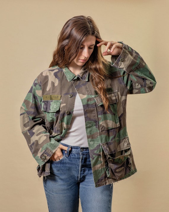 Vintage Camo Army Jacket