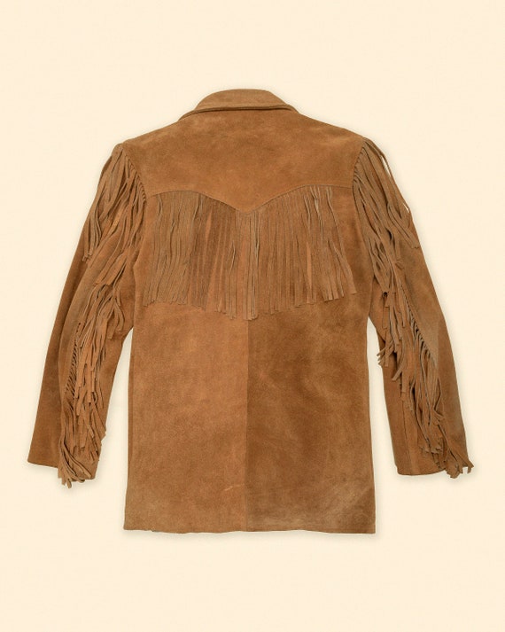 Vintage Suede Fringe Jacket - image 2