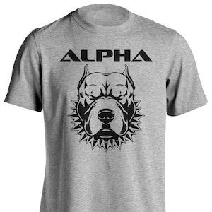 Alpha Dog Bodybuilding Fitness Gym Workout T-Shirt Training New Short-Sleeve Unisex Tees New