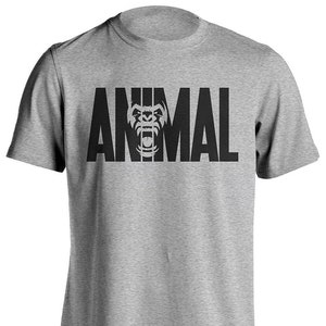 Animal Gym Bodybulding Fitness Workout Short-Sleeve T-Shirt Beast Ape Gorilla