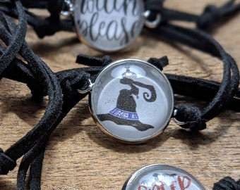 Halloween Charm cord bracelets