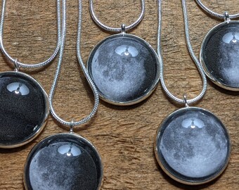Moon Phase pendant necklace