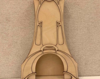 KIT Art Nouveau Fireplace - Dollhouse 1/12
