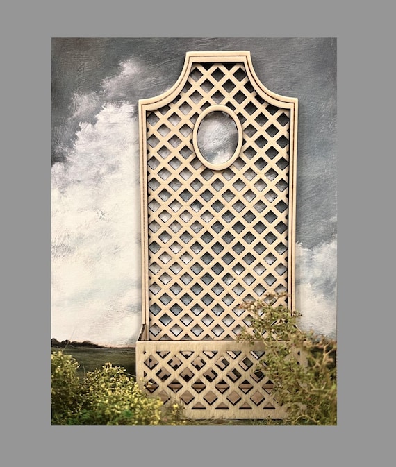 Spalier-Pflanzkasten-Bausatz - 1:12 Puppenhaus - Etsy.de