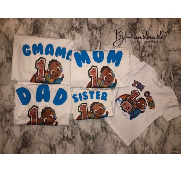 custom family melon birthday shirts