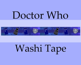 Doctor Who Washi Tape