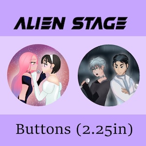 Alien Stage Buttons (2.25in)