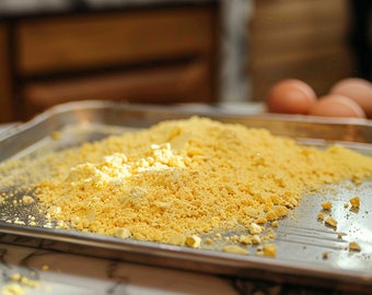 Freeze Dried Duck Egg Powder- From Organic Free Range Ducks - Non-GMO - 25+ Year Shelf Life - Emergency Food