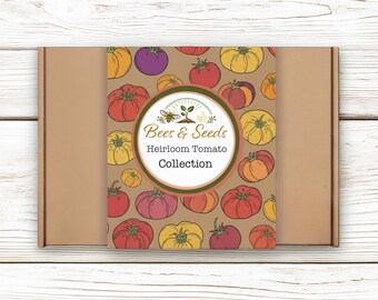 Heirloom Tomato Seed Collection, Variety Kit, Non-GMO Garden Gift