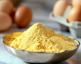 Freeze Dried Egg Yolk Powder- From Organic Free Range Hens - Non-GMO - 25+ Year Shelf Life - Emergency Food