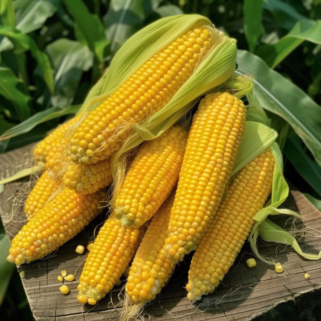Golden Bantam 8 Corn Seeds - Heirloom Sweet Corn, Non-gmo, Open ...