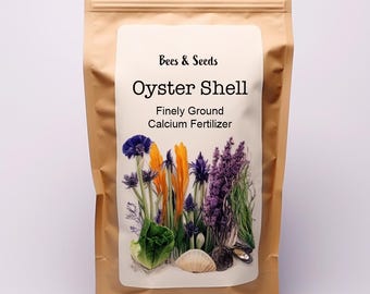 Calcium Carbonate Fertilizer | Oyster Shell Powder | All Natural Fertilizer | 35% Calcium