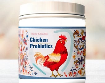 Chicken Probiotic Powder | Natural Probiotics for Poultry | Boost Gut Health, Egg Production & Immunity | Coop Supplement
