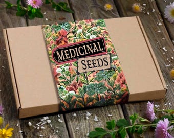 Medicinal Herb Seeds, Heirloom, non-GMO, Organic.