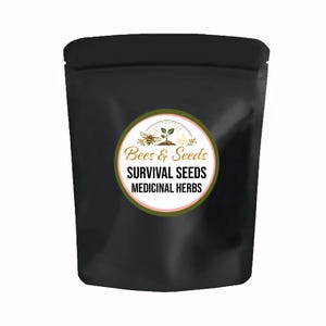 Semi di Survival Garden medicinali, tradizionali, non OGM, biologici. Lunga conservazione per le emergenze