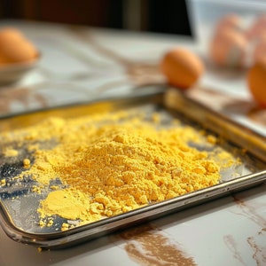 Freeze Dried Egg Powder- From Organic Free Range Hens - Non-GMO - 25+ Year Shelf Life - Emergency Food.