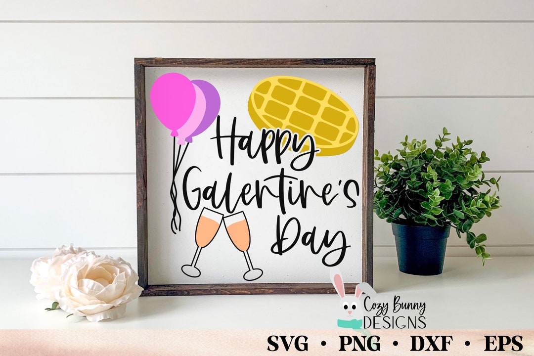 Happy Galentine's Day SVG Valentine's Day Digital Cut File for Cricut ...