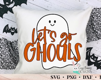 Let es Go Ghouls SVG | Halloween SVG | Süße Ghost Digital Cut Datei für Cricut oder Silhouette