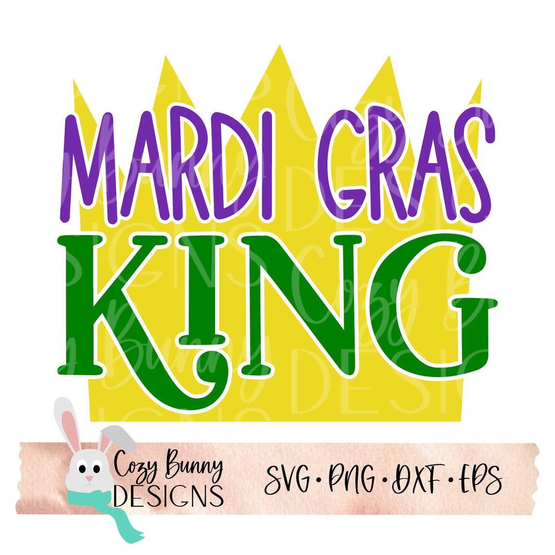 mardi gras king svg